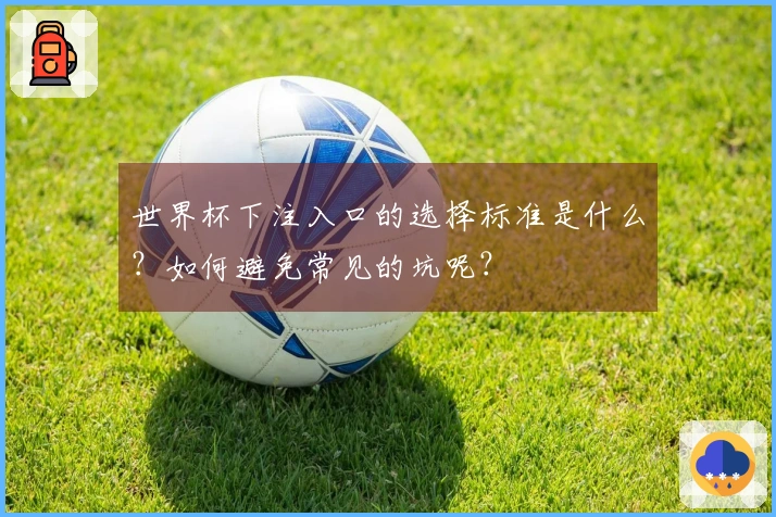 世界杯下注入口的选择标准是什么？如何避免常见的坑呢？